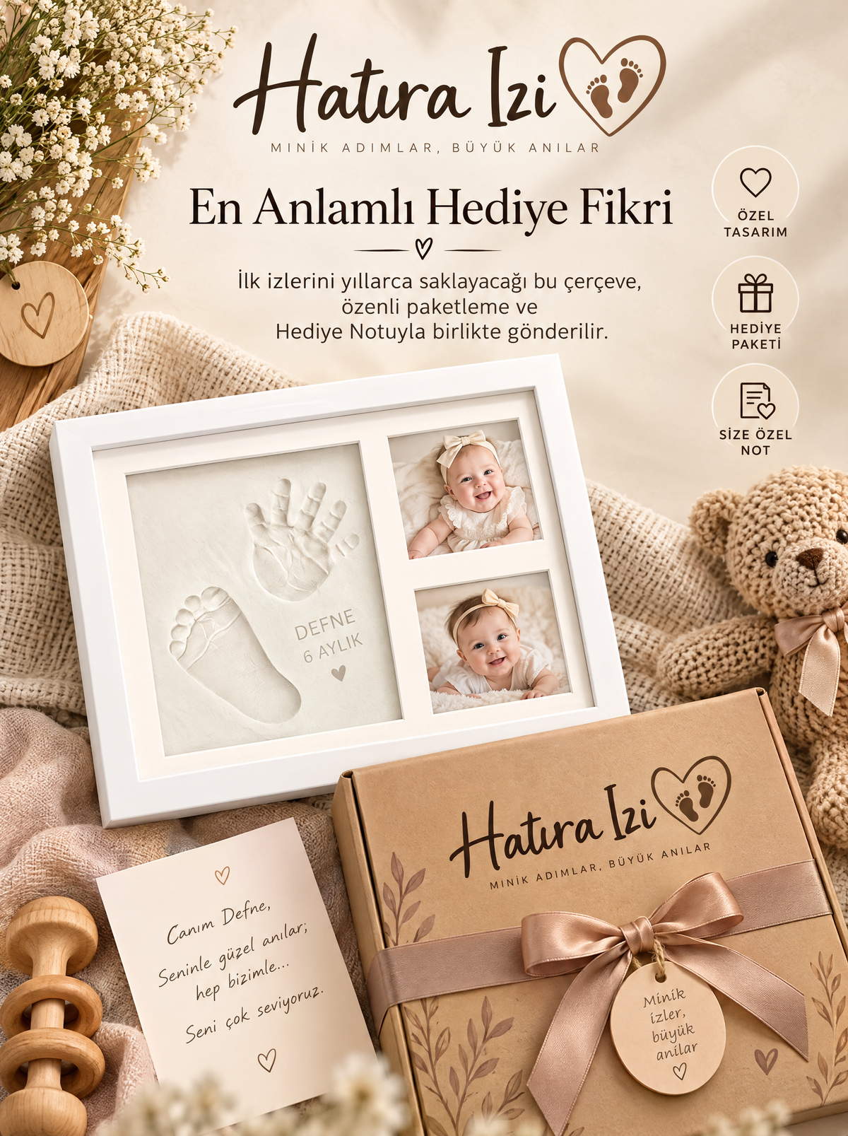 Bebek El Ayak İzi Seti